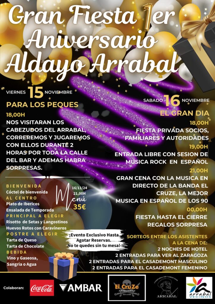 Aniversario Aldayo